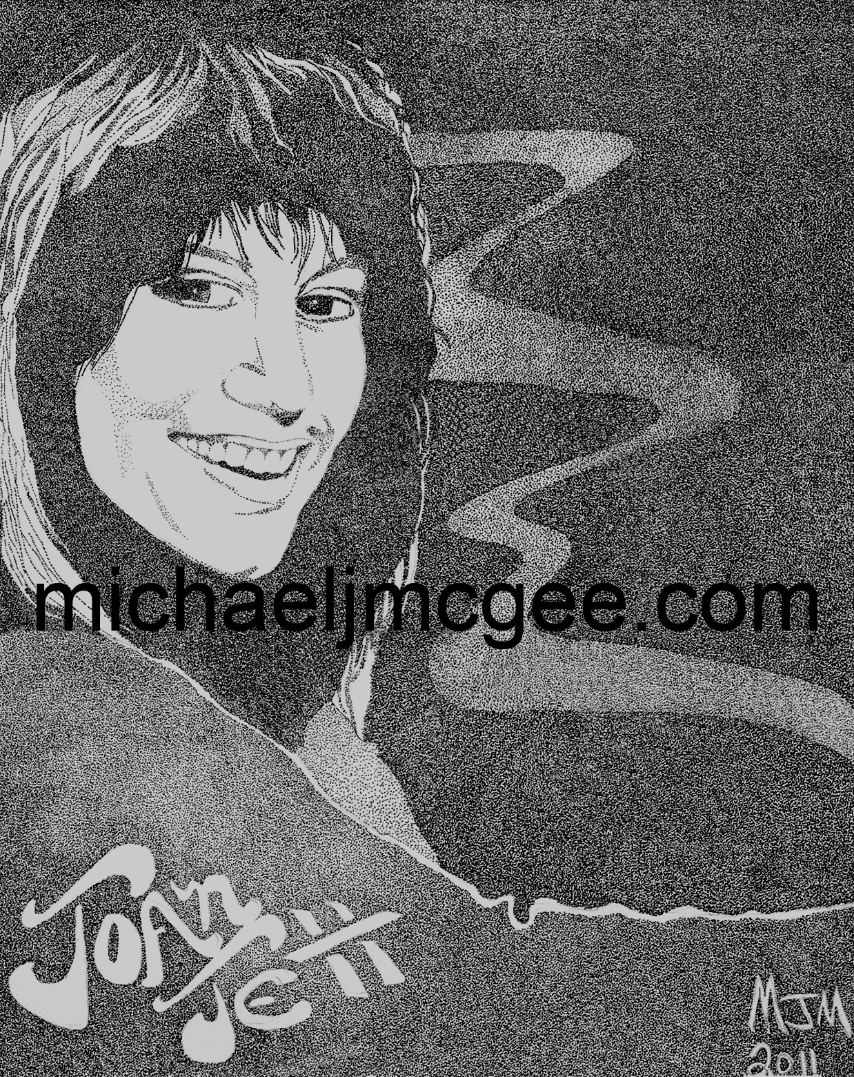 Joan Jett / MJM Artworks / michaeljmcgee.com